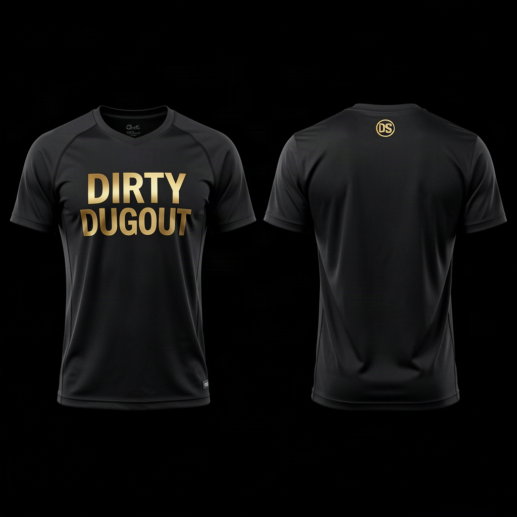 Dirty Dugout Tee Front and Back